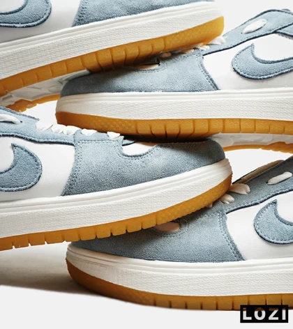 کفش کتانی مردانه سفید آبی نایک NIKE SB