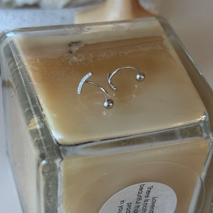 گوشواره نقره ایتالیایی