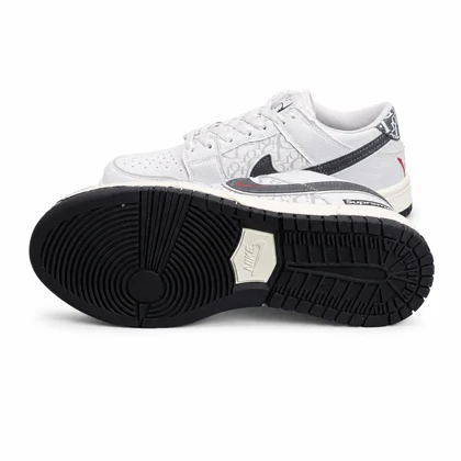 کتانی مردانه مدل نایک جردن سفید نایک طوسی Nike Jordan