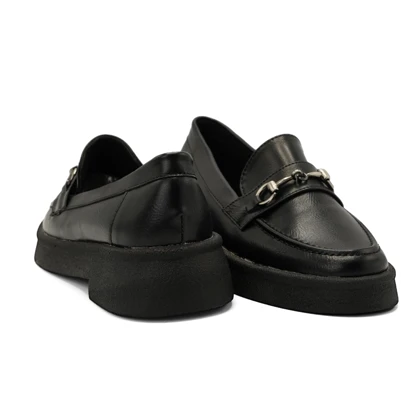 کفش کالج زنانه مدل Flat shoes-0080_black/creme