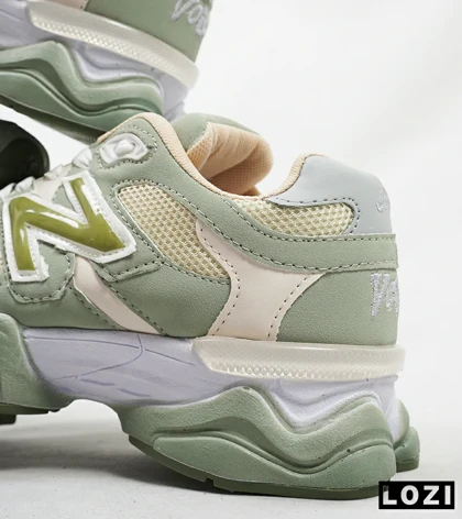 کفش کتانی زنانه سبز کرم NEW BALANCE 9060