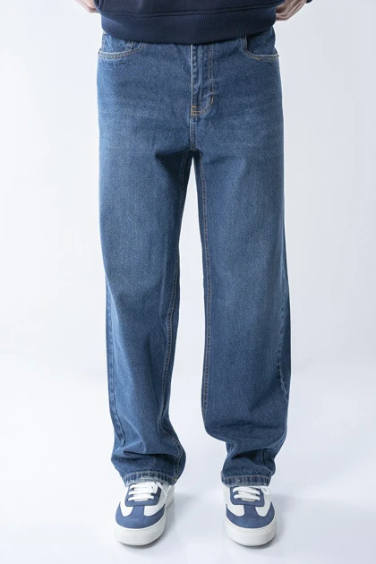 شلوار جین نیم بگ مردانه