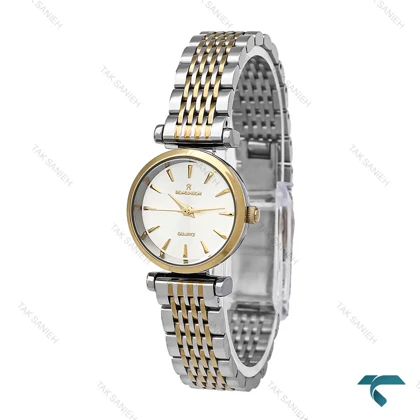 ساعت زنانه رومانسون کلاسیک دورنگ طلایی Romanson-6204-L