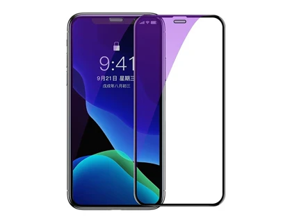 محافظ صفحه نمایش شیشه ای بیسوس آیفون 12مینی Baseus Anti Bluelite 0.3mm Full screen &amp; Full glass