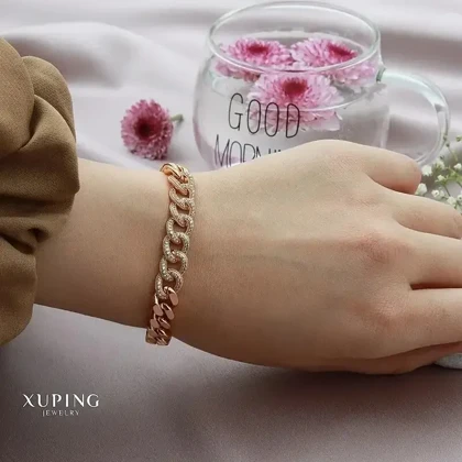 دستبند زنانه کارتیر طرح نگین‌دار برند ژوپینگ