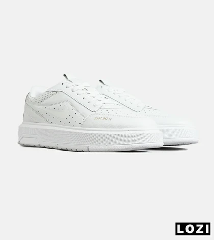 کفش کتانی مردانه و زنانه سفید NIKE Just Do It مدل 7807