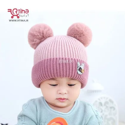کلاه فانتزی زمستانی بچه گانه مدل handmade