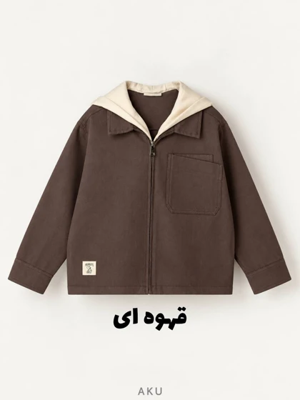 کت کتان AKU دخترانه و پسرانه پشت چاپی اسنوپی 973
