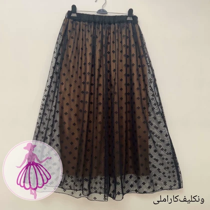 دامن توری ونکلیف در رنگبندی متنوع