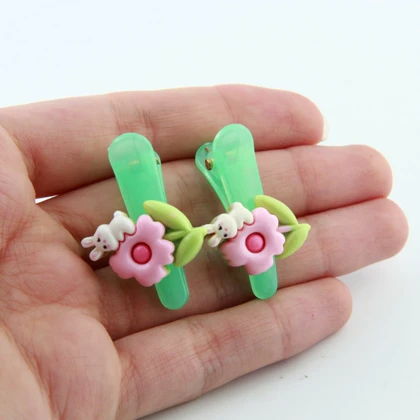 گیره مو دخترانه طرح گل