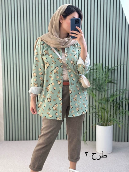 مانتو کبریتی طرحدار