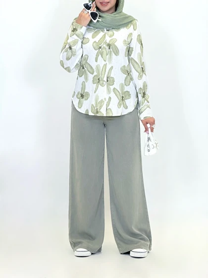 7099-شومیز گلسار