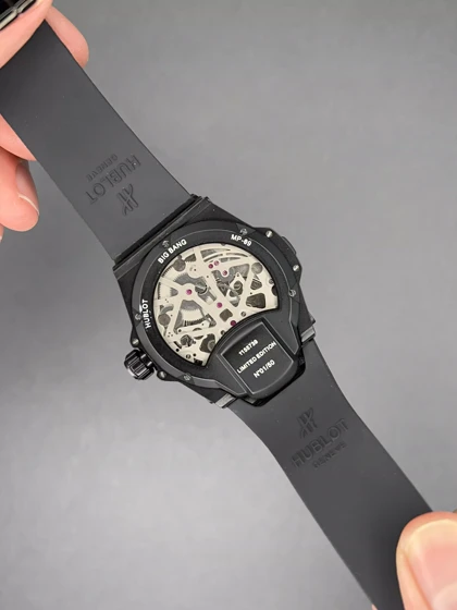 ساعت مچی اوبلو جمجمه‌ای تمام مشکی Hublot MP-09 Tourbillon Fullblack