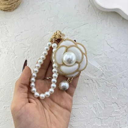 آویز کیف طرح گل مروارید