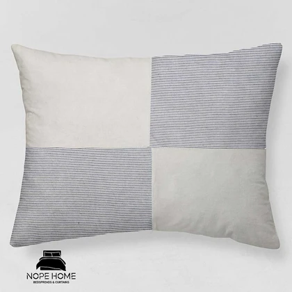 روبالشی نخ پنبه میکس ساده و راه راه