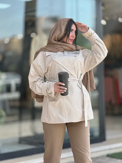 بارانی دکمه پرچی کد 630