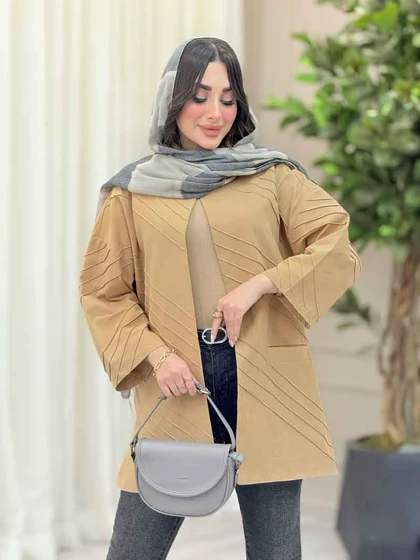 مانتو برش‌دار بغل چاک