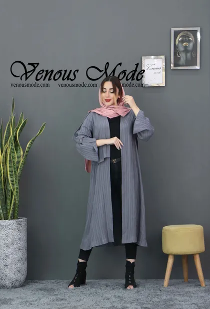 مانتو کریشه آستین سگگ دار