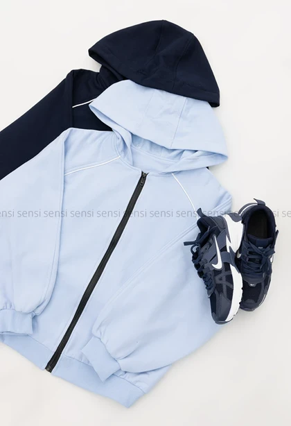 سویشرت کلاه دار داخل کرک کد1005055