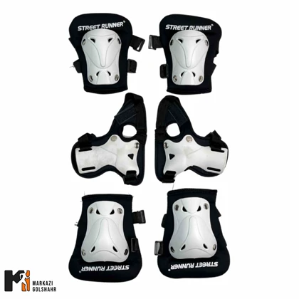 ست ایمنی اسکیت زانو بند، آرنج بند و دستکش