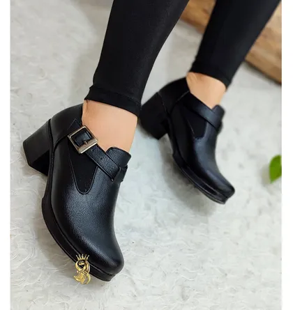 کفش طبی زنانه مدل چوکا سگک پیک کد 99987