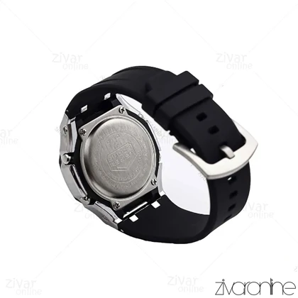 ساعت جی شاک GMA2100 مردانه سیلور مشکی چریکی 106106