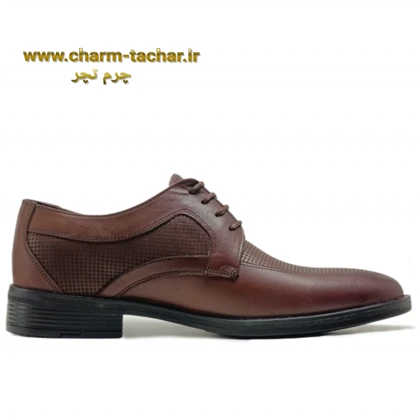 کفش رسمی مردانه چرم طبیعی کد 595