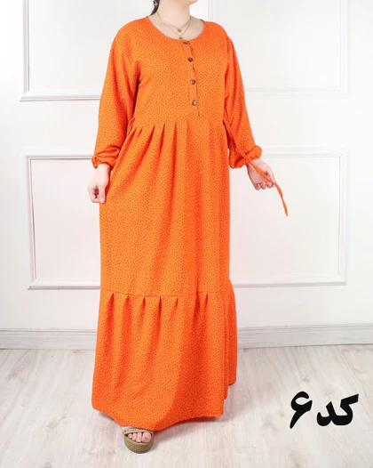 پیراهن پفکی ماهلین 6151