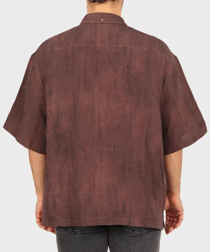 پیراهن باکسی مردانه آستین کوتاه 2683