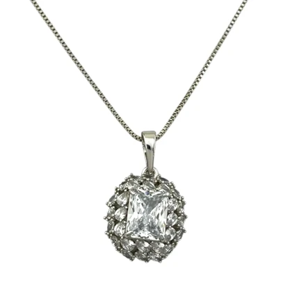 گردنبند زنانه طرح جواهری با نگین درخشان ژوپینگ