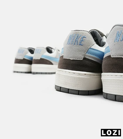 کفش کتانی مردانه طوسی سفید آبی نایک NIKE SB