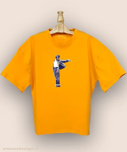 تیشرت لش مردانه و زنانه طرح مایکل جکسون کد 976