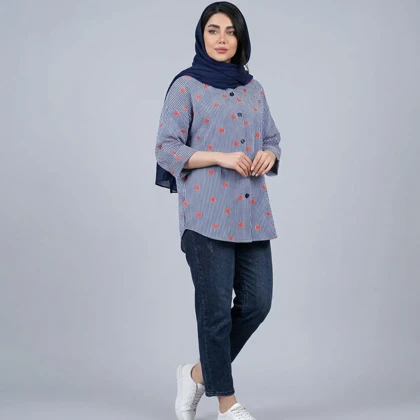 شومیز زنانه قلبی