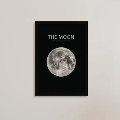 تابلو طرح ماه THE MOON