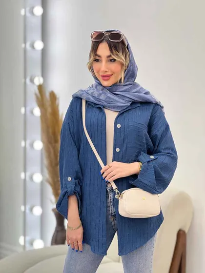 شومیز تک جیب نلی