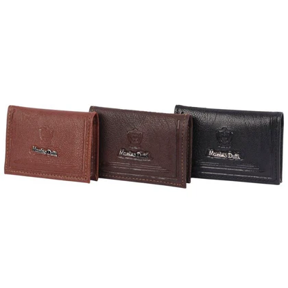 ست کیف پول و جاکارتی چرمی مدل Massimo Dutti