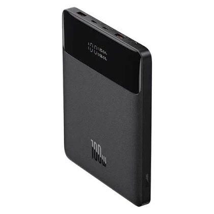 پاوربانک لپ‌تاپی باسئوس Blade Power HD Edition ظرفیت 20000 میلی‌آمپر ساعت با توان 100 وات