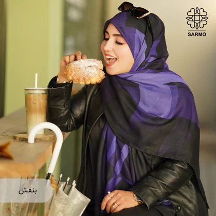 روسری نخ پنبه رها