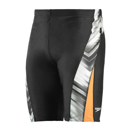 مایو شنا مردانه اسپیدو مدل 66905 طوسی نارنجی