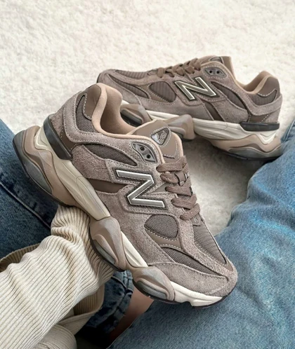 کتانی نیوبالانس 9060 اورجینال ویتنامی درجه یک رنگ نسکافه ای