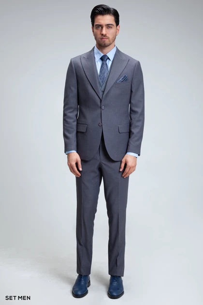 کت و شلوار مردانه سه تکه ژیله دورو