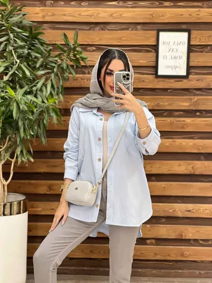 مانتو شومیزی دوخت دار