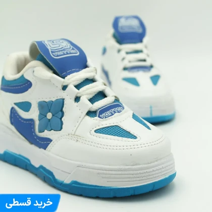 کتانی بچه گانه بند دار دو رنگ
