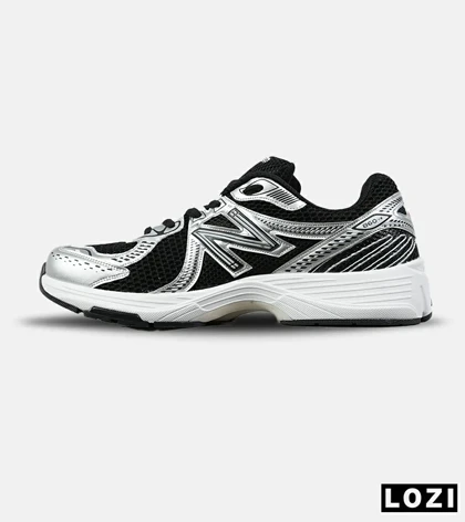 کفش کتانی بزرگ پا مشکی طوسی New Balance 860 V.02 مدل 7528