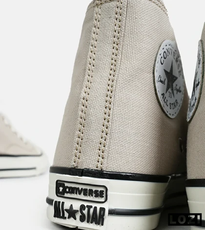 کفش کتانی ساق‌دار مردانه و زنانه کرم All STAR مدل 7088