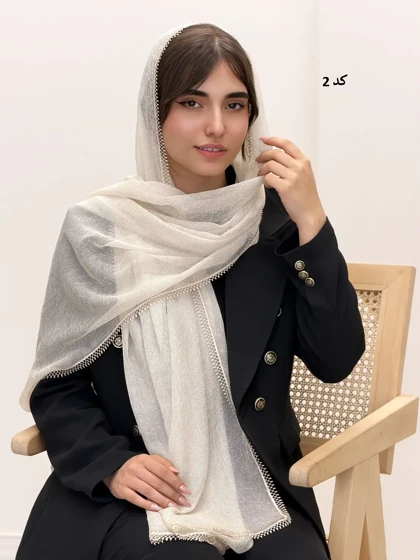 4611-شال ابریشم تی تی