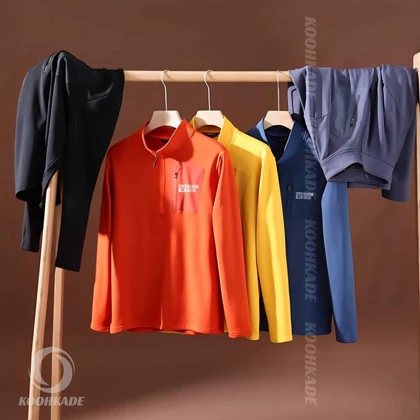 تیشرت نیم زیپ داخل پلار BLACKDEER