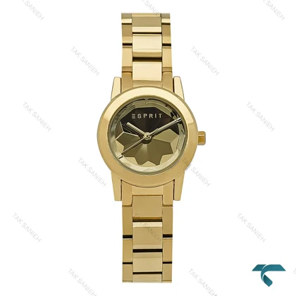 ساعت مچی اسپریت زنانه طلایی صفحه طلایی Esprit-8212-L