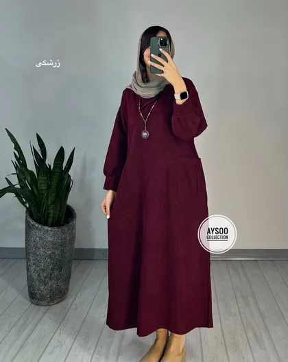 پیراهن مانتویی هلن