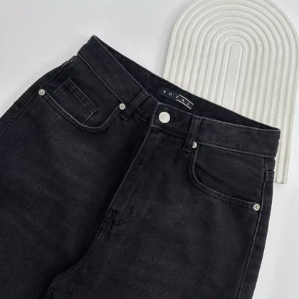 شلوار جین نیم بگ 1007505